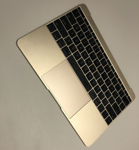 12" Macbook Retina A1534 Gold Topcase Keyboard Trackpad 2016 2017  613-02547-09