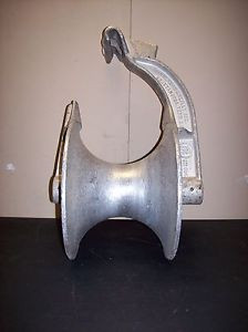 Sherman & Reilly 10 x 7 1/4 Pulling Sheave Block Aluminum  Cable Wire Lineman