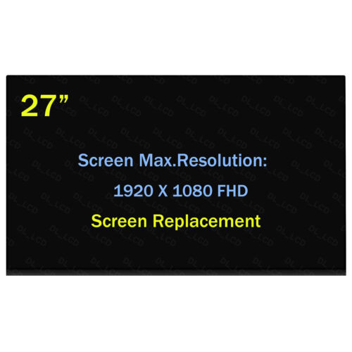 27" For Acer Aspire C27-865 Led Lcd Non-Touch Screen Display Fhd 1920×1080 30Pin