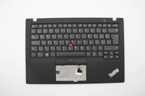 Genuine Lenovo 01Hy073 Mech_Asm Kbd Bezel Si Fpr Bk S