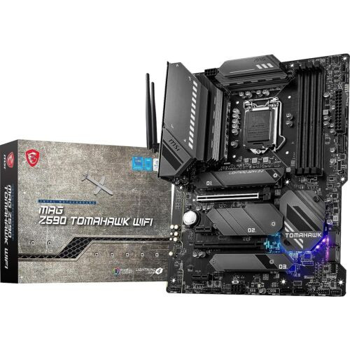 Msi Mag Z590 Tomahawk Wifi Gaming Motherboard (Atx, 11Th/10Th Gen Intel Core,