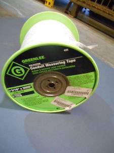 GreenLee Polyester Conduit Measuring Tape 3/16 X 3000