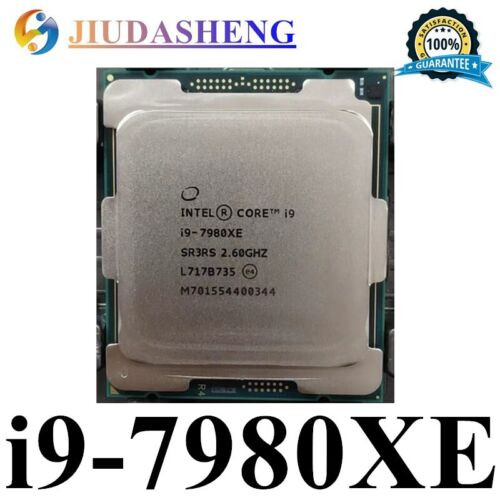Intel Core I9-7980Xe Extreme Edition 2.6Ghz 18-Core Lga-2066 Cpu Processor Sr3Rs