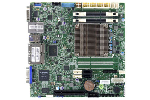 Full Warrantysupermicro A1Sri-2358F Motherboard Mini-Itx Intel Atom C2358 Soc
