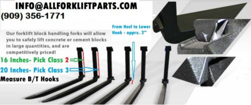 Forklift Block 1  Fork 2X2X48 48" Class 3 Iii Inch Construction Cement