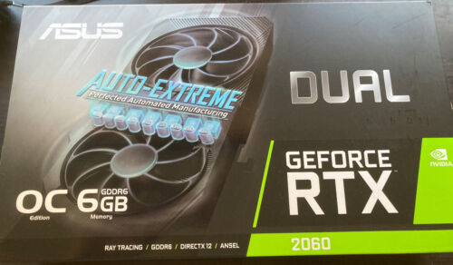 New Asus Dual Geforce Rtx 2060 Oc 6Gb Nvidia Evo