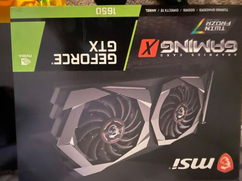 Nvidia Gtx 1650 Gpu 4Gb Msi