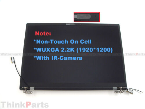 New/Orig Lenovo Thinkpad X1 Carbon 9Th Gen 9 Lcd Screen Assembly Wuxga Ir-Cam