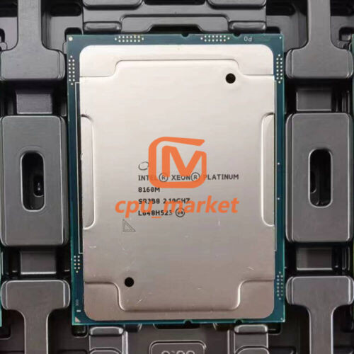 Intel Xeon Platinum 8160M Qs Cpu Lga3647 2.1Ghz 24 Cores 150W Cpu Processor