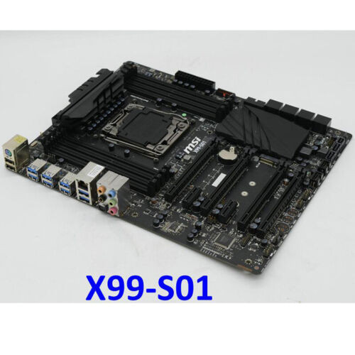 For Msi X99-S01 Motherboard Ddr4 Atx I7 5960X Socket Lga2011 Mainboard Tested