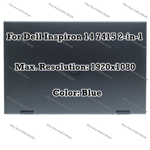 14 Dell Inspiron 14 7415 2-In-1 Fhd Lcd Touch Screen Assembly Diplay Complete