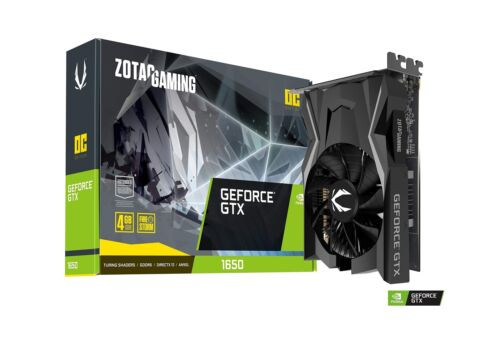 Zotac Gaming Geforce Gtx 1650 Oc 4Gb Gddr6 128-Bit Gaming Graphics Card, Supe...