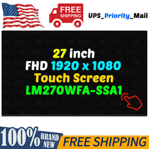 For Hp 27-D 27-Dp1270 Replacement 27" Lcd Touch Screen Display Panel 1920×1080