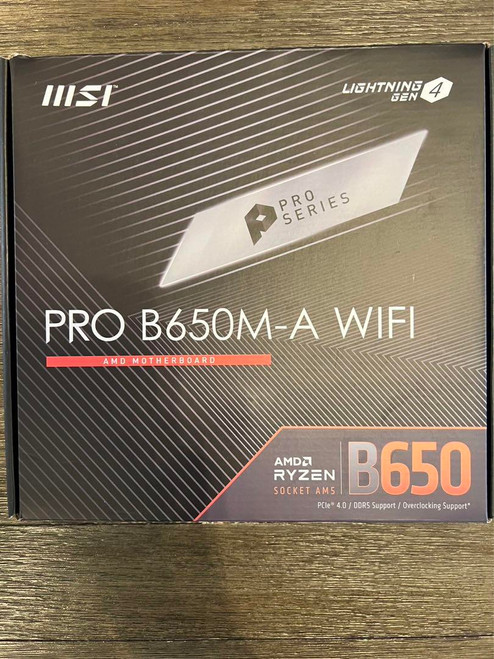 Msi Pro B650M-A Wifi