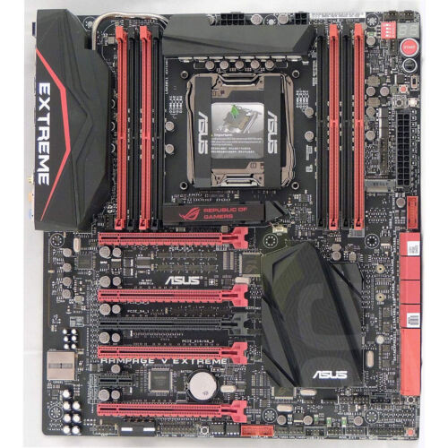 Asus Rampage V Extreme X99 Motherboard Lga 2011-3 Ddr4 Ram Wifi Slot Bt Mvme M.2