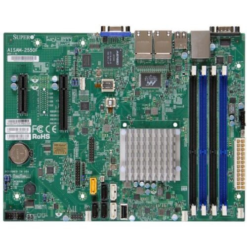 New Supermicro A1Srm-2558F-O Micro Atx Intel Atom C2558 Ddr3 1333 Motherboard