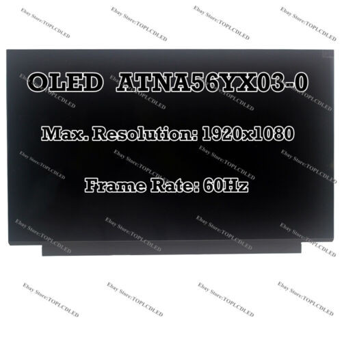 Oled 15.6" Atna56Yx03-0 Atna56Yx03 Fhd Lcd Screen Ips Display Not-Touch Panel