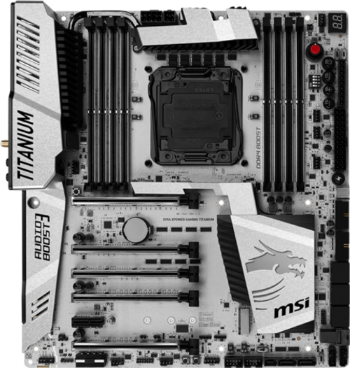 For Msi X99A Xpower Gaming Titanium Motherboard Lga2011 Ddr4 Atx Mainboard