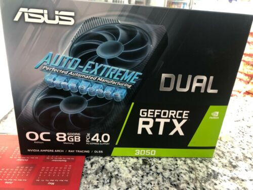 Asus Nvidia Geforce Rtx 3050 Oc Edition 8Gb Dual 8Gb Gddr6 Dual-Rtx3050-O8G