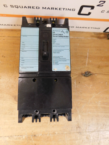 Westinghouse Fcl3015L 15 Amp Curent Limiting R Circuit Breaker 480 Vac Csq