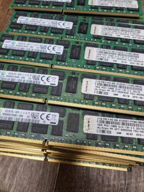 #705 ? Lot 78- Samsung 16Gb 2Rx4 Pc3-14900R Ddr3 Ecc Server Ram M393B2G70Db0-Cma