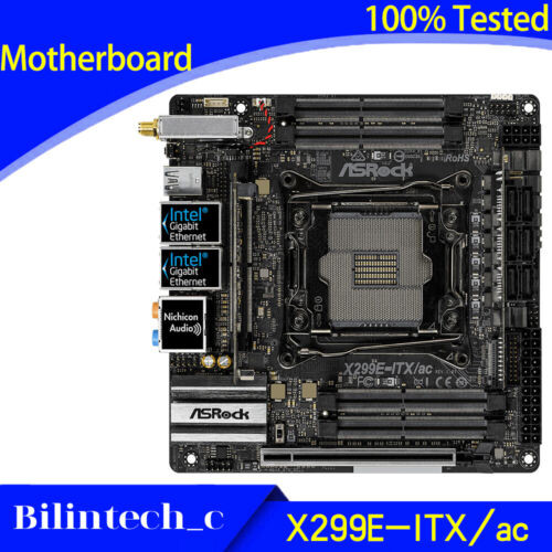 For Asrock X299E-Itx/Ac Server Motherboard Supports Ddr4 64Gb Usb 3.0 Sata3 Wifi