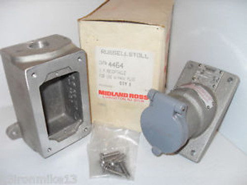 New T&B Russellstoll 4464 Explosion Proof Receptacle