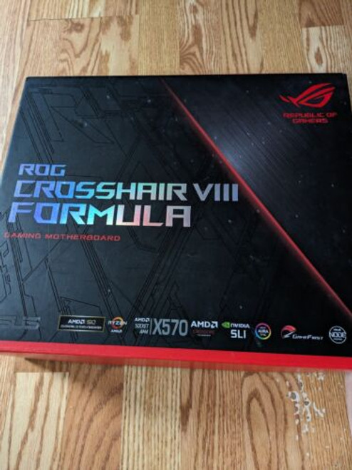 Asus Rog X570 Crosshair Viii Formula Am4 Zen 3 Ryzen 5000 & 3Rd Gen Ryzen Atx...