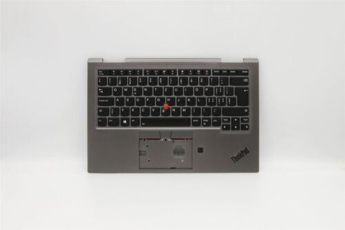 Lenovo Yoga X1 4Th Gen Palmrest Touchpad Cover Keyboard Swiss Grey 5M10V24903