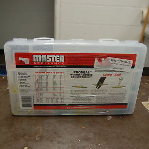 Master Appliance 10600 PROSEAL Wiring Harness Connector Kit 20 Items/ 115 Pieces