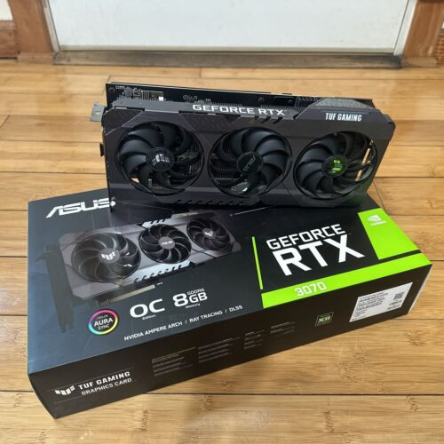 Asus Tuf Gaming Geforce Rtx 3070 Oc 8Gb Gddr6 Graphics Card Non Lhr