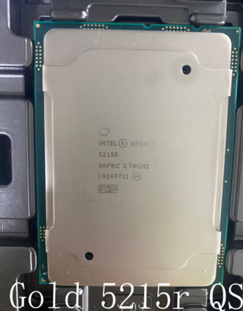 Intel Xeon 5215R Qs Gold 10 Cores 20 Ths 2.7Ghz 100W Cpu Processor