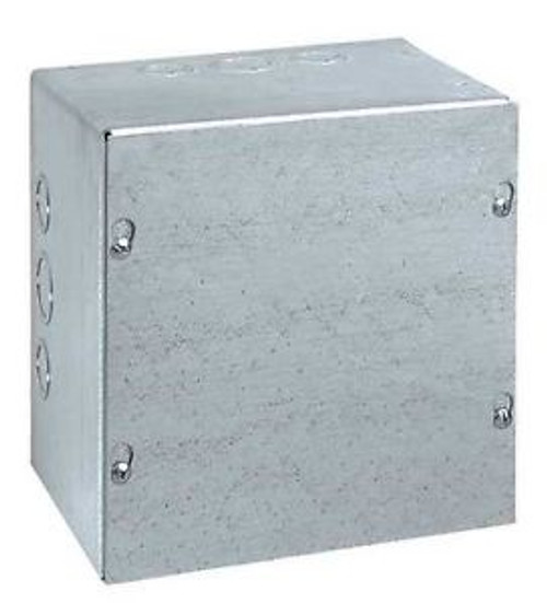 WIEGMANN SC181806G Enclosure, NEMA 1, 16 Ga, 18x18x6 In