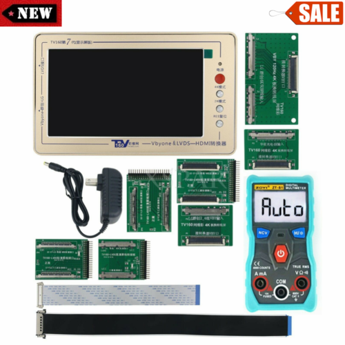 Tv160 7Th Tv Lcd Main Board Tester Vbyone & Lvds To Hdmi + Zt-C1 Multimeter