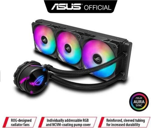 Asus Rog Strix Lc 360 Rgb All-In-One Liquid Cpu Cooler With Aura Sync