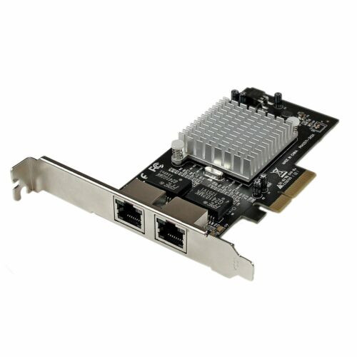 Star Tech Intel I350 2 Port Pci Express X4 Rj45 Ethernet 9K Frame Network Card