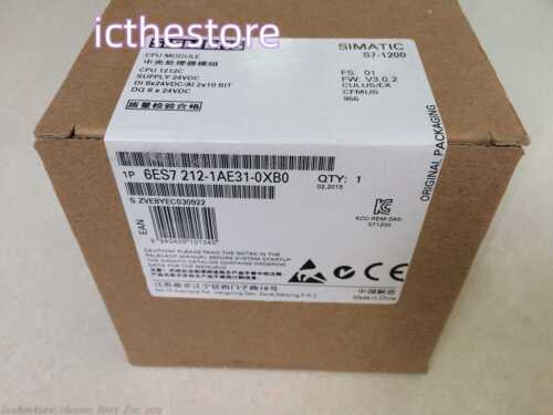 Dhl/Fexde Plc 6Es7 212-1Ae31-0Xb0 6Es7212-1Ae31-0Xb0