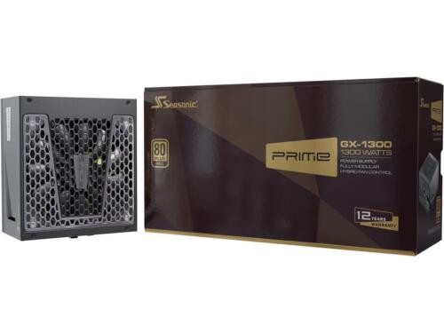 Seasonic Prime 1300W 80+ Gold Power Supply, Full Modular, 135Mm Fdb Fan W/Hybrid