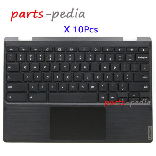 10Pcs For Lenovo 300E Chromebook 2Nd Gen Palmrest Us Keyboard Bezel 5Cb0T95165