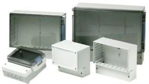 No. 83K0382 Fibox Pc 17/16-L3 Enclosure Instrument Polycarbonate Gray
