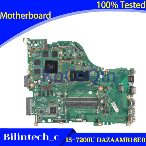 For Acer Aspire E5-575 E5-575G Motherboard I5-7200U Dazaamb16E0 Ddr4