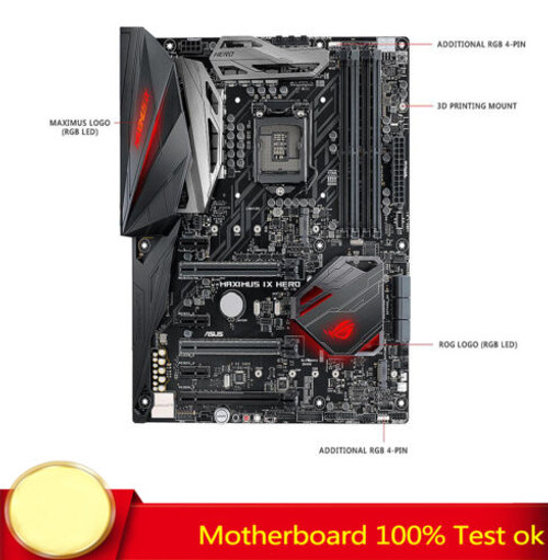 100% Testeded For Asus Rog Maximus Ix Hero Motherboard Support I7 7700K 64Gb Ddr4