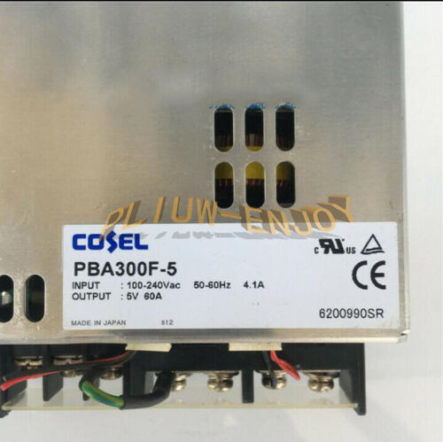 1Pc Used Cosel Switching Power Supply 5V 60A Pba300F-5