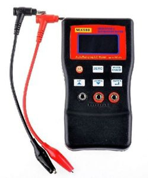 MLC500 Auto Ranging LC Meter, 500 KHz test inductor and capacitor, 1% accuracy