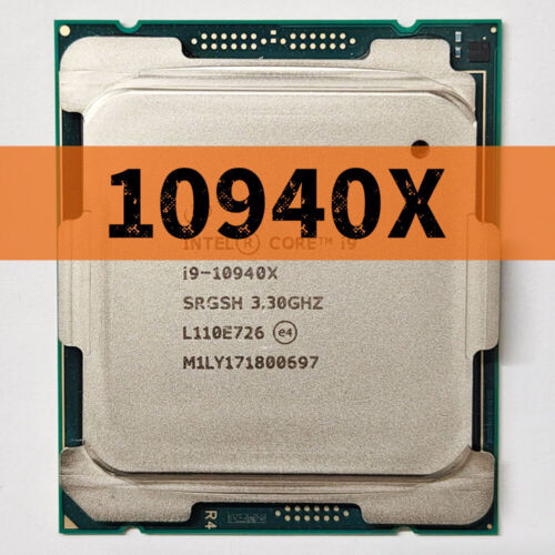 Intel Core I9-10940X 3.3Ghz -4.6Ghz 14 Cores Lga 2066 165W X299 Cpu Processor