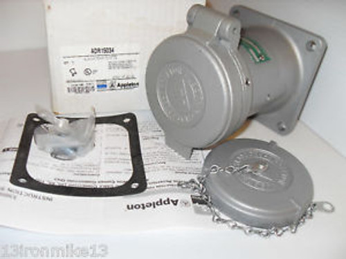 New Appleton Adr15034 150-Amp Pin&Sleeve Receptacle 150A 600V 3W 4P