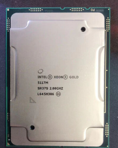 Intel Xeon Gold 5117M Qs Version 14 Core 2.10Ghz Turbo Frequency: 2.80 Ghz 105W
