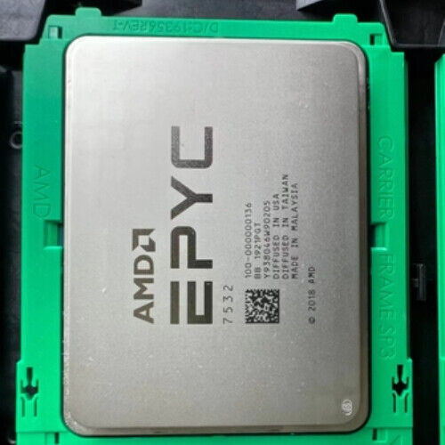 Amd Epyc 7532 32 Cores 64 Ths 2.4-3.3Ghz Sp3 Cpu Processor