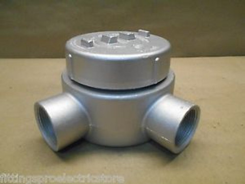 KILLARK GESLT-  1-1/4 ALUMINUM OUTLET BOX L TYPE DOME COVER