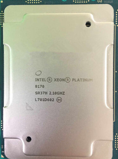 Intel Xeon Platinum 8170 Sr37H 26C 2.1Ghz 35.75Mb 165W Lga3647 Ddr4